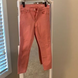 26p Gap pink skinny stretch denim. EUC.